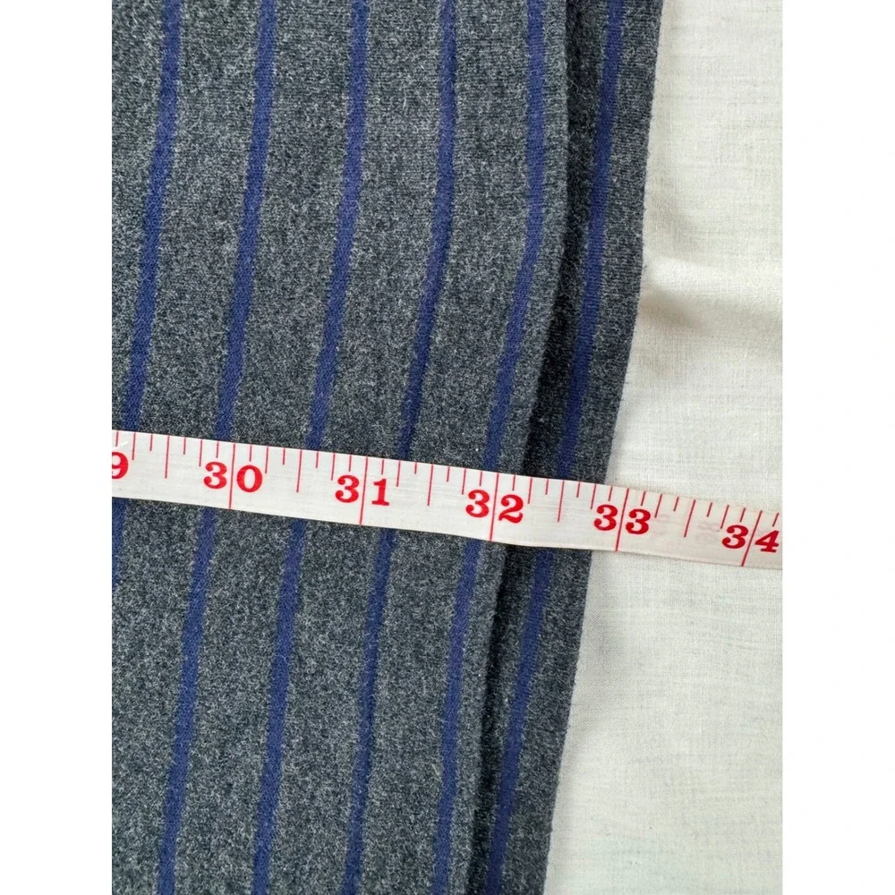 Polo Ralph Lauren Mens 3XLT Long Sleeve Striped Polo Shirt Grey Navy Blue‎ Tall